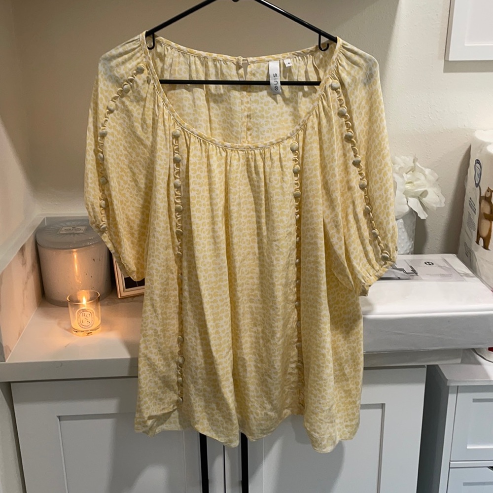 Anthropologie silk blouse